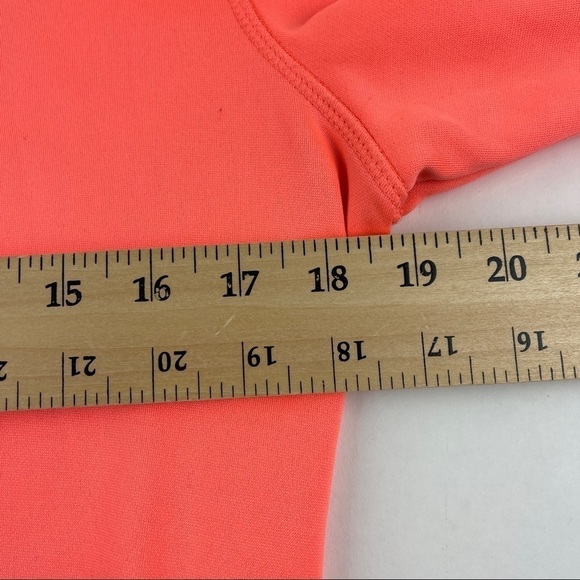 Danskin Now Hoodie Girls Medium 8-10 Peach Long Sleeve Pocket - Picture 8 of 8